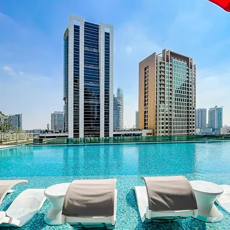 Modern Studio In Bustling Business Bay - Mag 318 Dubai Esterno foto